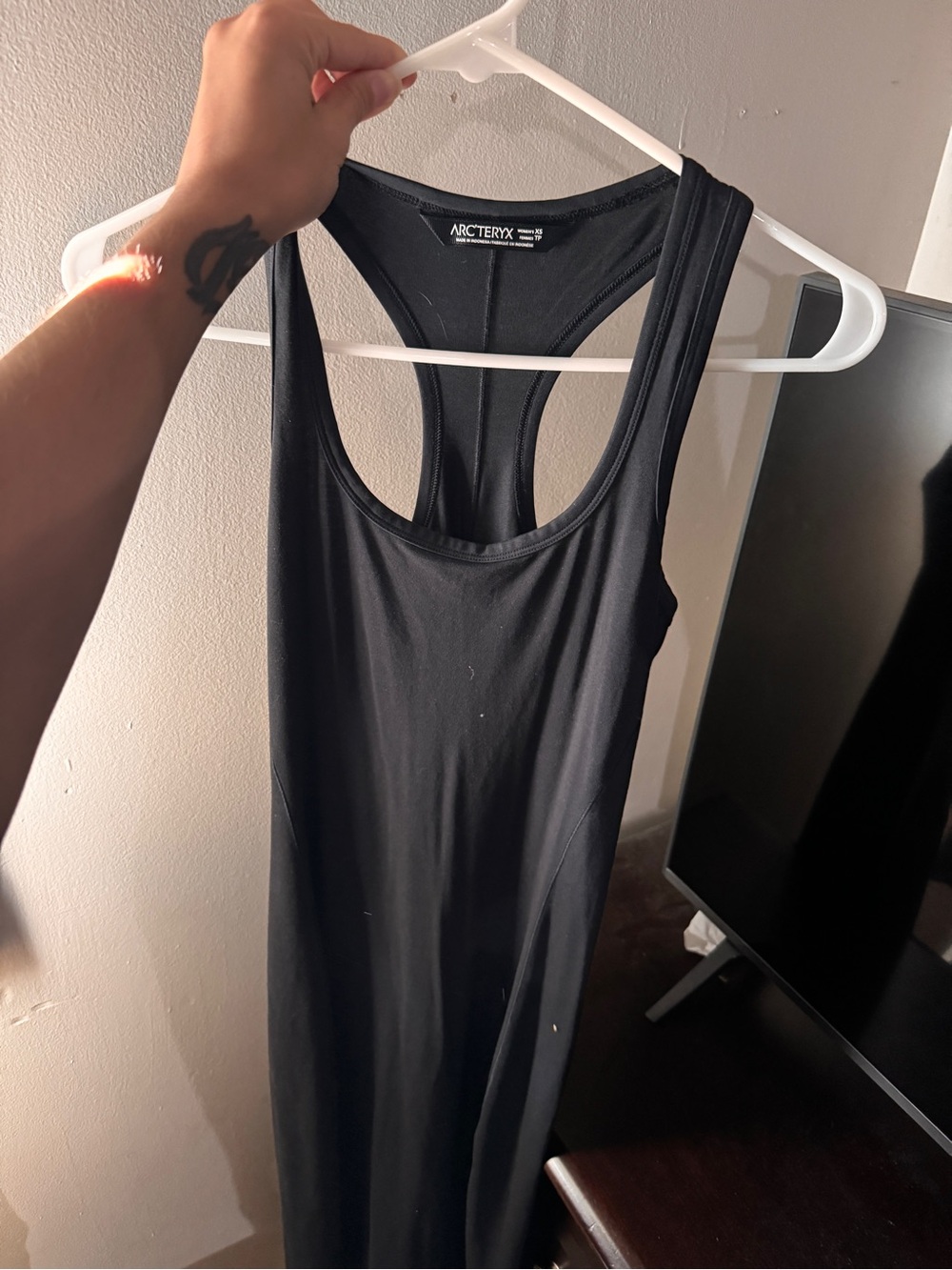 Arc'teryx Black Racerback Tank Dress